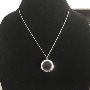 Origami Owl Charm Holder Locket Necklace, NWOT.